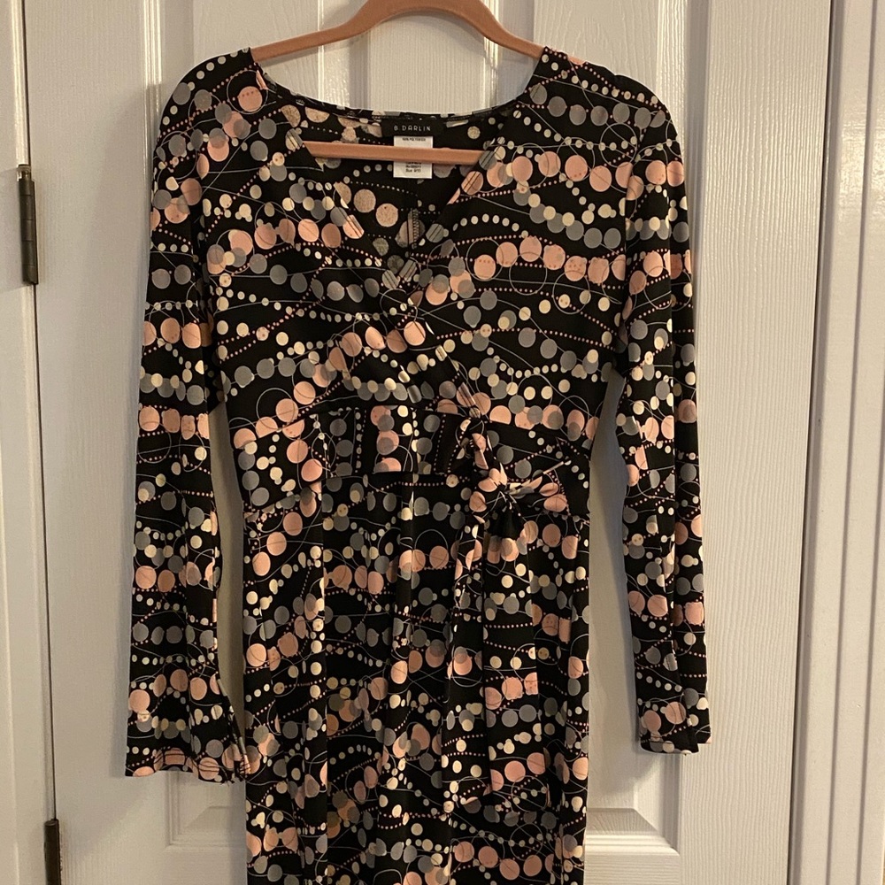 B. Darlin Faux Wrap Dress